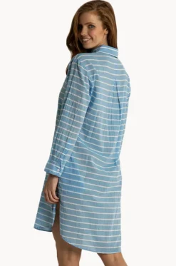 Dresses^Sunseeker Santorini Button Painter Dress Blue