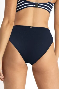 Bottoms^Sunseeker Santorini Plain Mid Rise Pant Santorini Ink