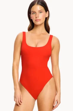 One Pieces^Modibodi Scoop Neck One Piece Poinciana