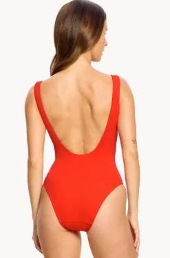 One Pieces^Modibodi Scoop Neck One Piece Poinciana