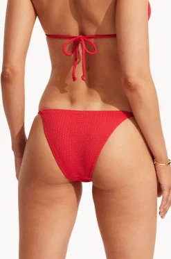 Bottoms^Seafolly Sea Dive Rio Tie Side Pant Chilli red
