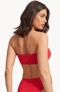 Bikini Tops^Seafolly Sea Dive Tube Top Chilli red