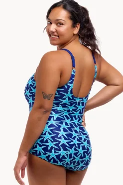 One Pieces^Funkita See Stars Scoop Neck One Piece Navy/blue