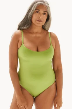 One Pieces^Form u0026 Fold Sheen F Cup Underwire One Piece Wasabi