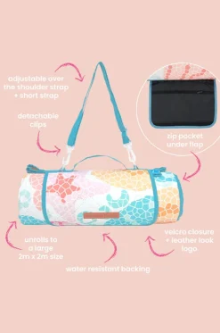 Picnic Vibes^Annabel Trends Shelly Beach Picnic Mat Blue/multi