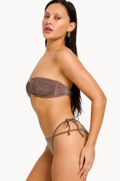 Bikini Sets^Modibodi Shimmer Bandeau Set Espresso