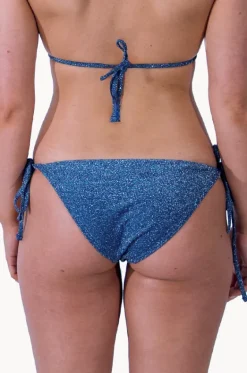 Bottoms^Base Swim Shimmer Tie Side Pant Midnight