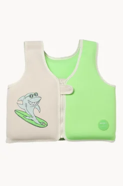 Floaties & Swim Aids|Floaties & Swim Aids^Sunny Life Shred Shark Swim Vest 3-6 Years Green