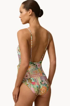 One Pieces^Monte u0026 Lou Simi Wrap One Piece Multi