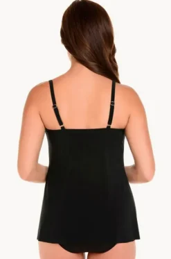 Tankini Tops^Miraclesuit So Riche Marina Tankini Separate Black