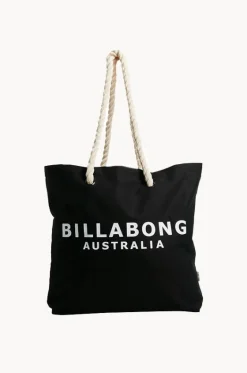 Beach Bags|Bags^Billabong Society Beach Bag Black