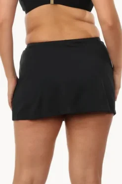 Bottoms^Maxine Solid Skirted Pant BLACK