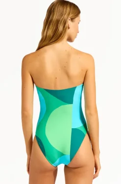 One Pieces^Seafolly Sorrento DD Cup Bandeau One Piece Vivid green