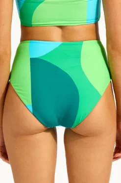 Bottoms^Seafolly Sorrento High Waisted Pant Vivid green