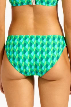 Bottoms^Seafolly Sorrento Reversible Hipster Vivid green