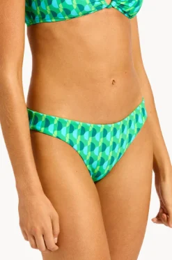 Bottoms^Seafolly Sorrento Reversible Hipster Vivid green