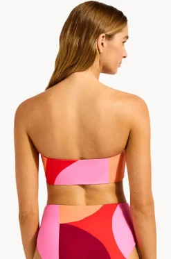 Bikini Tops^Seafolly Sorrento Reversible Tube Top Flame