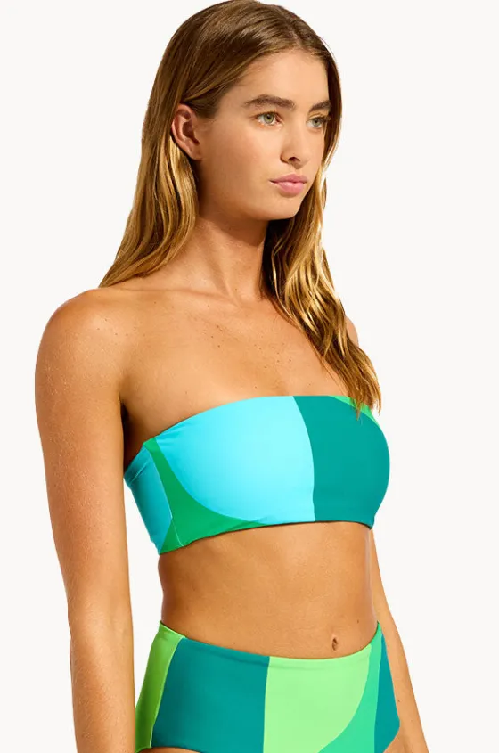 Bikini Tops^Seafolly Sorrento Reversible Tube Top Vivid green