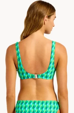 Bikini Tops^Seafolly Sorrento Ring Front Tank Vivid green