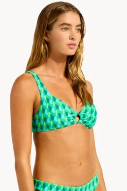 Bikini Tops^Seafolly Sorrento Ring Front Tank Vivid green