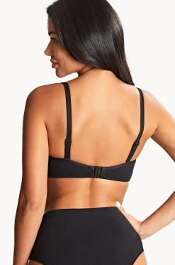 Bikini Tops^Panache Spirit Ella F Cup Twist Bandeau BLACK