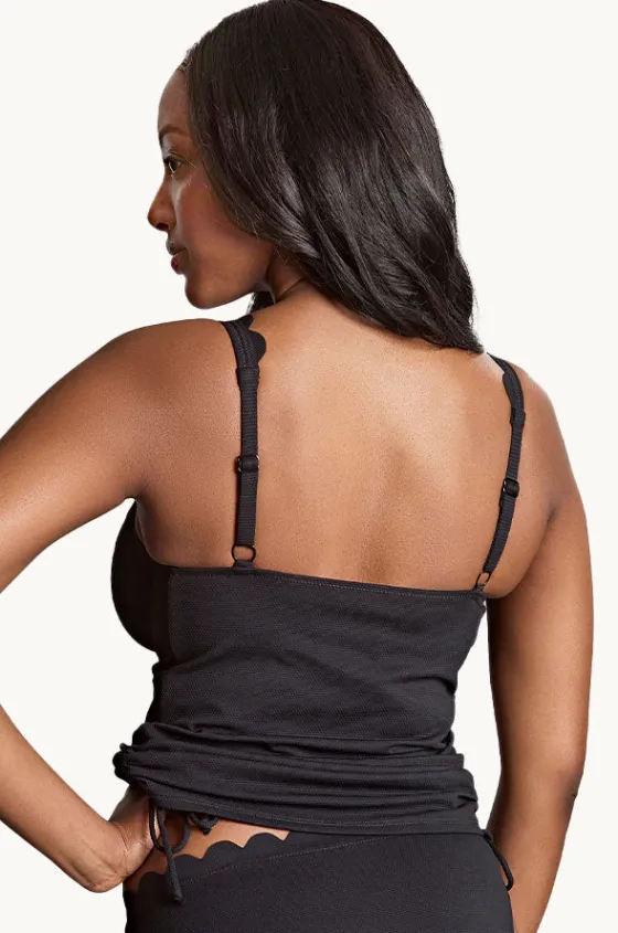Tankini Tops^Panache Spirit Selena G Cup Plunge Tankini Separate BLACK
