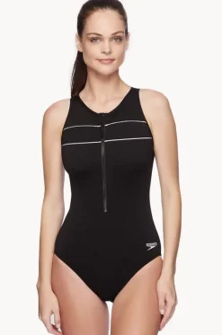 One Pieces^Speedo Spirit Turbo Suit One Piece Black/White