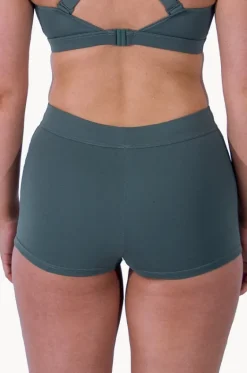 Bottoms^Base Swim Sports Boyleg Khaki