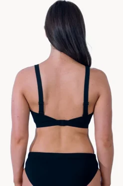 Bikini Tops^Base Swim Sports F/G Cup Crop BLACK