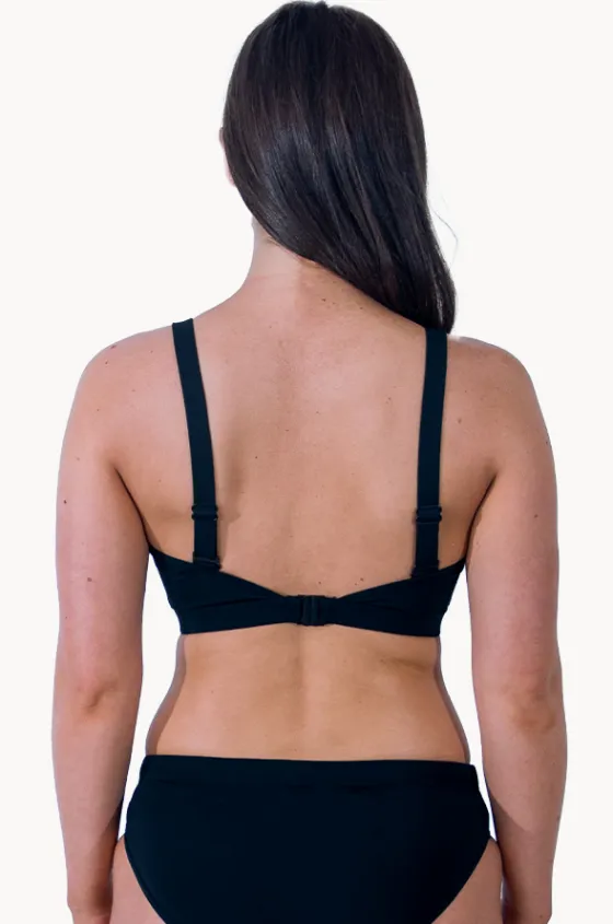 Bikini Tops^Base Swim Sports F/G Cup Crop BLACK