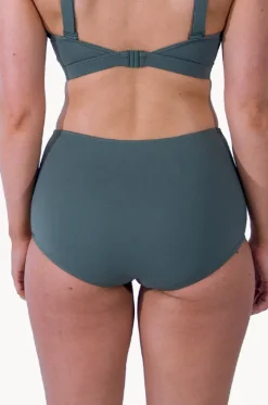 Bottoms^Base Swim Sports High Waisted Pant Khaki