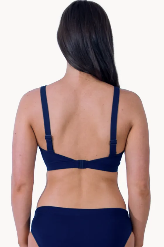 Bikini Tops^Base Swim Sports Multi Fit Crop Navy