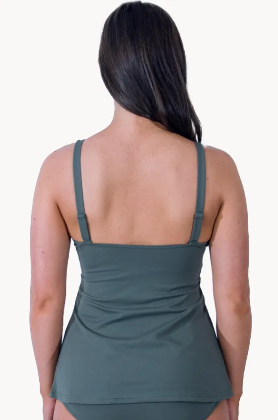 Tankini Tops^Base Swim Sports Swing Tankini Separate Khaki