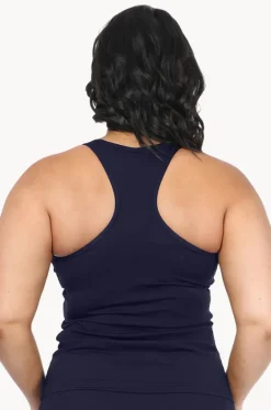 Tankini Tops^Base Swim Sports Tankini Separate Navy