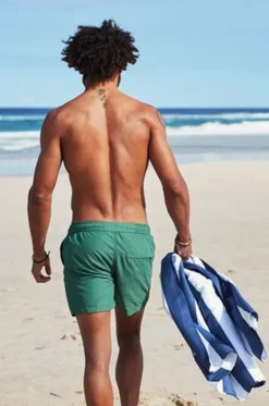 Towels|Towels^Dock And Bay Stripe Cabana Microfibre Towel Navy