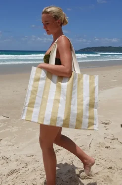 Beach Bags|Bags^Sunny Life Stripe Carryall Beach Bag