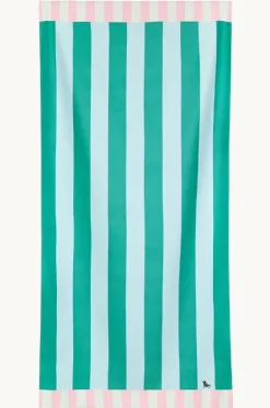 Towels|Towels^Dock And Bay Stripe Clubhouse Microfibre Towel Pastel