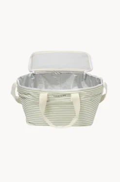Cooler Bags|Picnic Vibes^Sunny Life Stripe Light Cooler Bag Sage