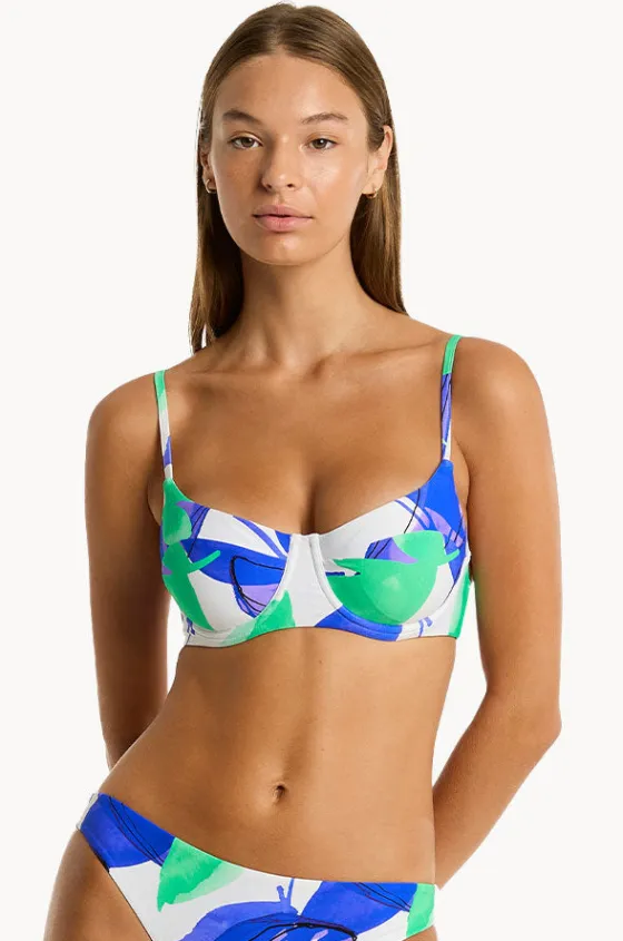 Bikini Tops^Sea Level Sublime Balconette Bra Cobalt