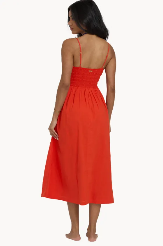 Dresses^Billabong Such A Trip Dress Red