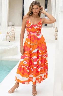 Dresses^Go Girl Summer Traveller Maxi Dress Sunrise