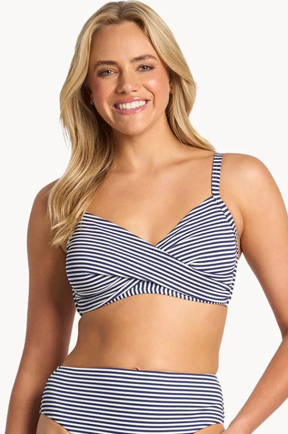 Bikini Tops^Sunseeker Summer Surf Twist Front Bralette Ink