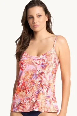 Tankini Tops^Sunseeker Sundance DD/E Cup Slimline Tankini Separate Peach