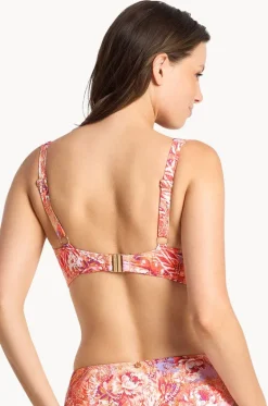 Bikini Tops^Sunseeker Sundance DD/E Cup Twist Bra Peach