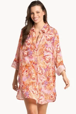 Overswim^Sunseeker Sundance Painters Shirt Peach