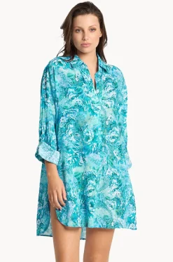 Overswim^Sunseeker Sundance Painters Shirt Blue