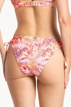 Bottoms^Sunseeker Sundance Tie Side High Leg Pant Peach