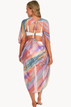 Overswim^Pool To Party At Sea Free Spirit Vest Sunset