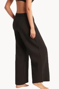 Pants^Sea Level Sunset Beach Pant Black