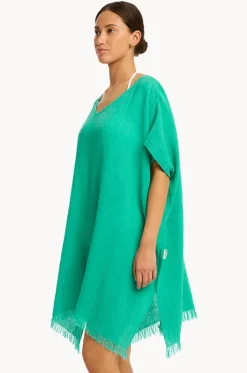 Overswim^Sea Level Sunset Kaftan Evergreen